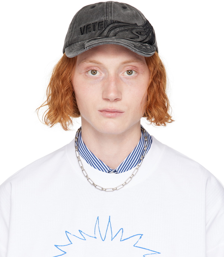 Vetements Black Logo Tour Cap Vetements