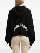 PALM ANGELS - Logo Wool Blend Hoodie