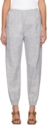 Bottega Veneta Gray Printed Leather Pants