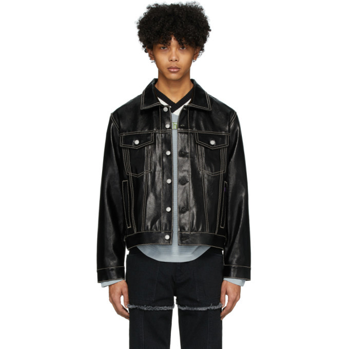 Eytys Black Denim Buck Tar Jacket Eytys