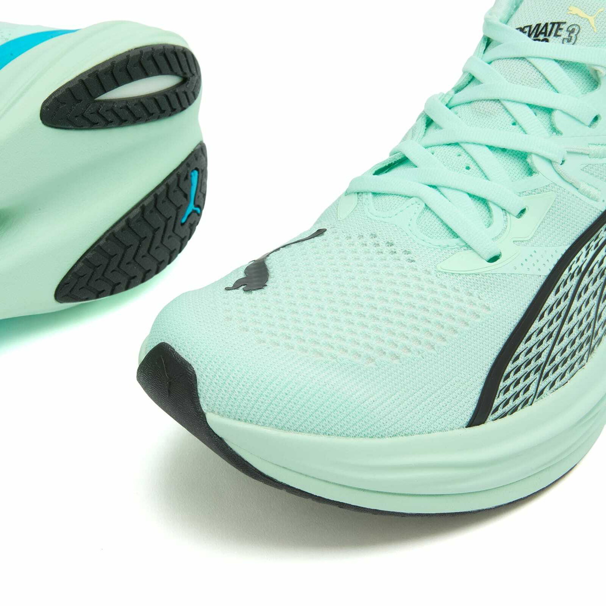 Puma Deviate NITRO 3 in Mint/Blue