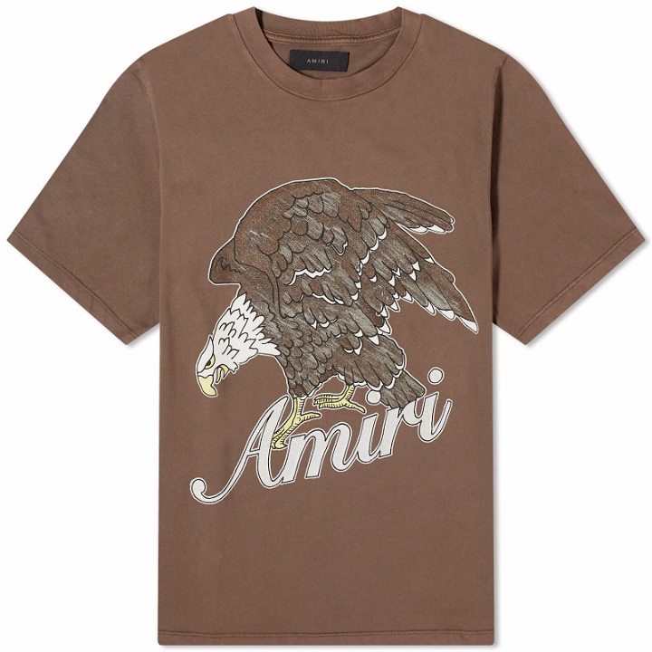 Photo: AMIRI Men's Eagle T-Shirt in Slate Black