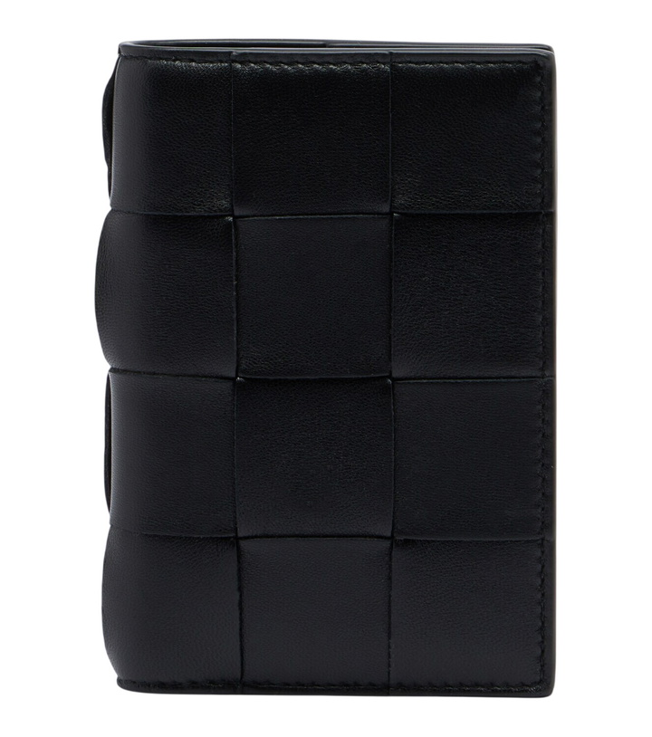 Photo: Bottega Veneta Intrecciato leather passport holder
