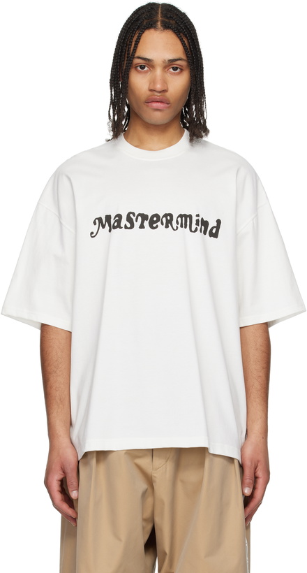 Photo: mastermind JAPAN White Boxy 'Destiny' T-shirt