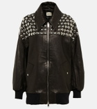Khaite - Studded leather jacket