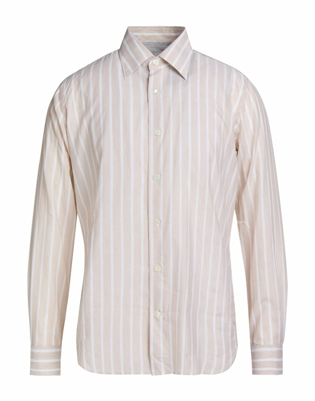 Photo: Eleventy Platinum Mens Shirt in Beige