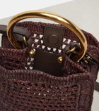 Chloé Summer Banana Mini raffia crossbody bag