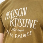 Maison Kitsuné Men's Palais Royal Classic T-Shirt in Khaki
