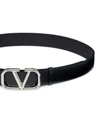 VALENTINO GARAVANI - Vlogo Signature Leather Belt