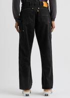 Gallery Dept. Branko Distressed Straight-leg Jeans Black