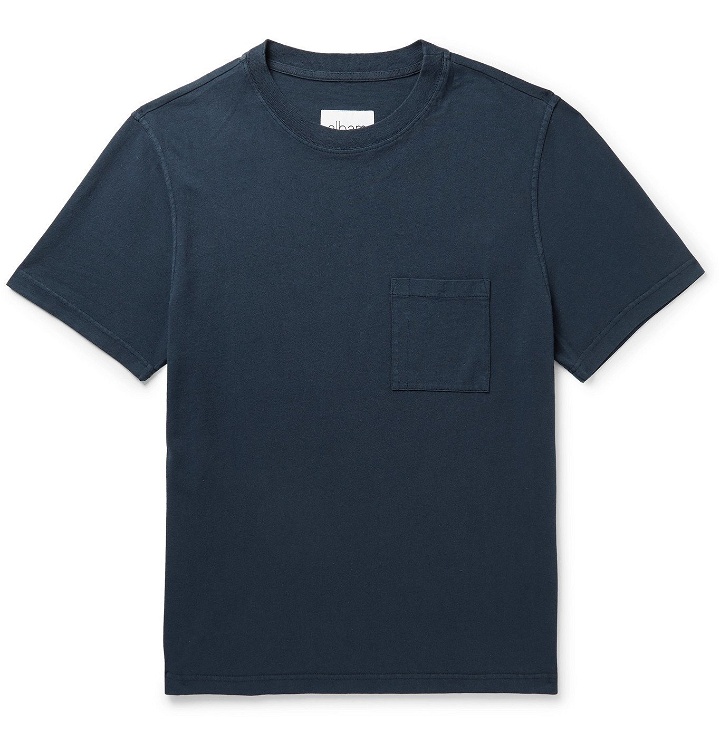 Photo: Albam - Workwear Cotton-Jersey T-Shirt - Blue
