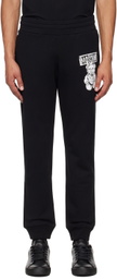 Moschino Black Teddy Bear Sweatpants