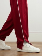 Wales Bonner - Essence Striped Tech-Jersey Track Pants - Red
