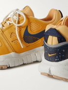 Nike - NWS Free Remastered Leather and Mesh Sneakers - Yellow