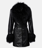 Nili Lotan Sefa belted leather jacket