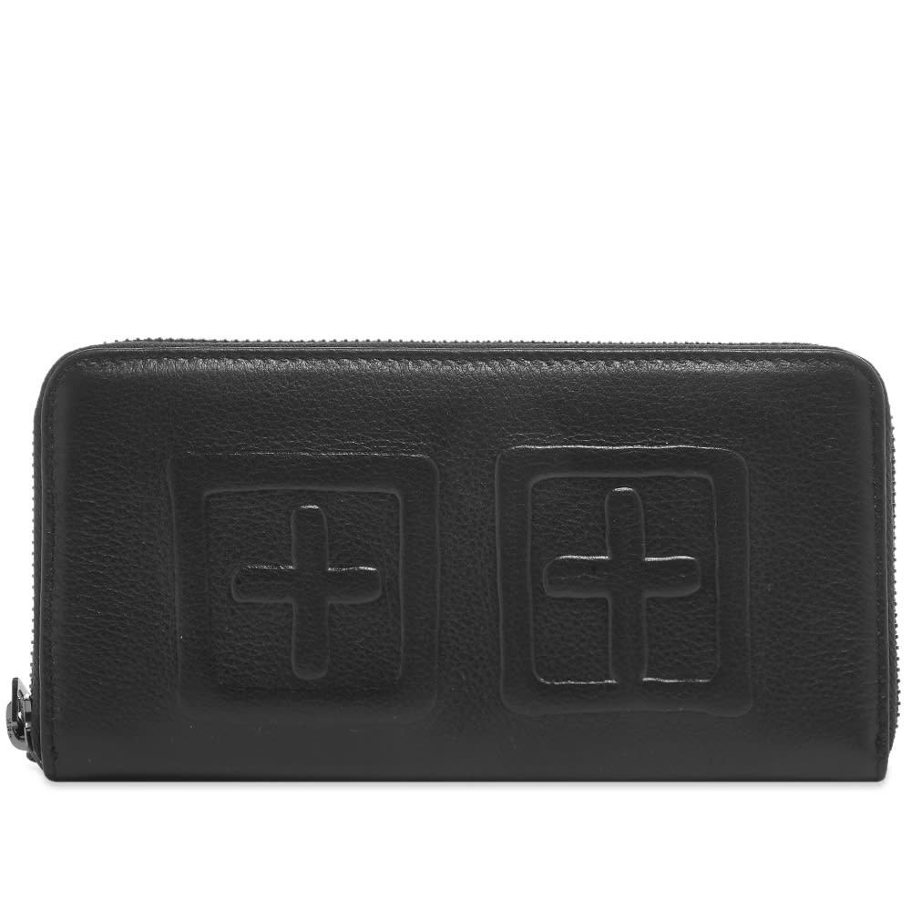 Ksubi Black Kash Zip Wallet Ksubi