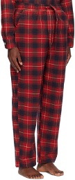 Tekla Red Plaid Pyjama pants