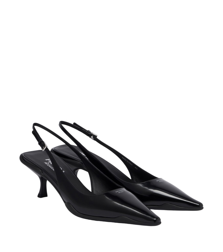 Photo: Prada Leather slingback pumps
