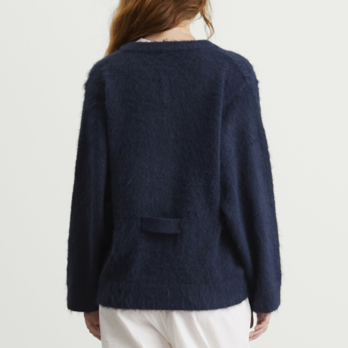 Deiji Studios Women's Belted Cardigan in Navy