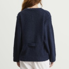 Deiji Studios Women's Belted Cardigan in Navy