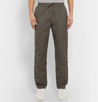 De Bonne Facture - Tapered Wool-Flannel Trousers - Green