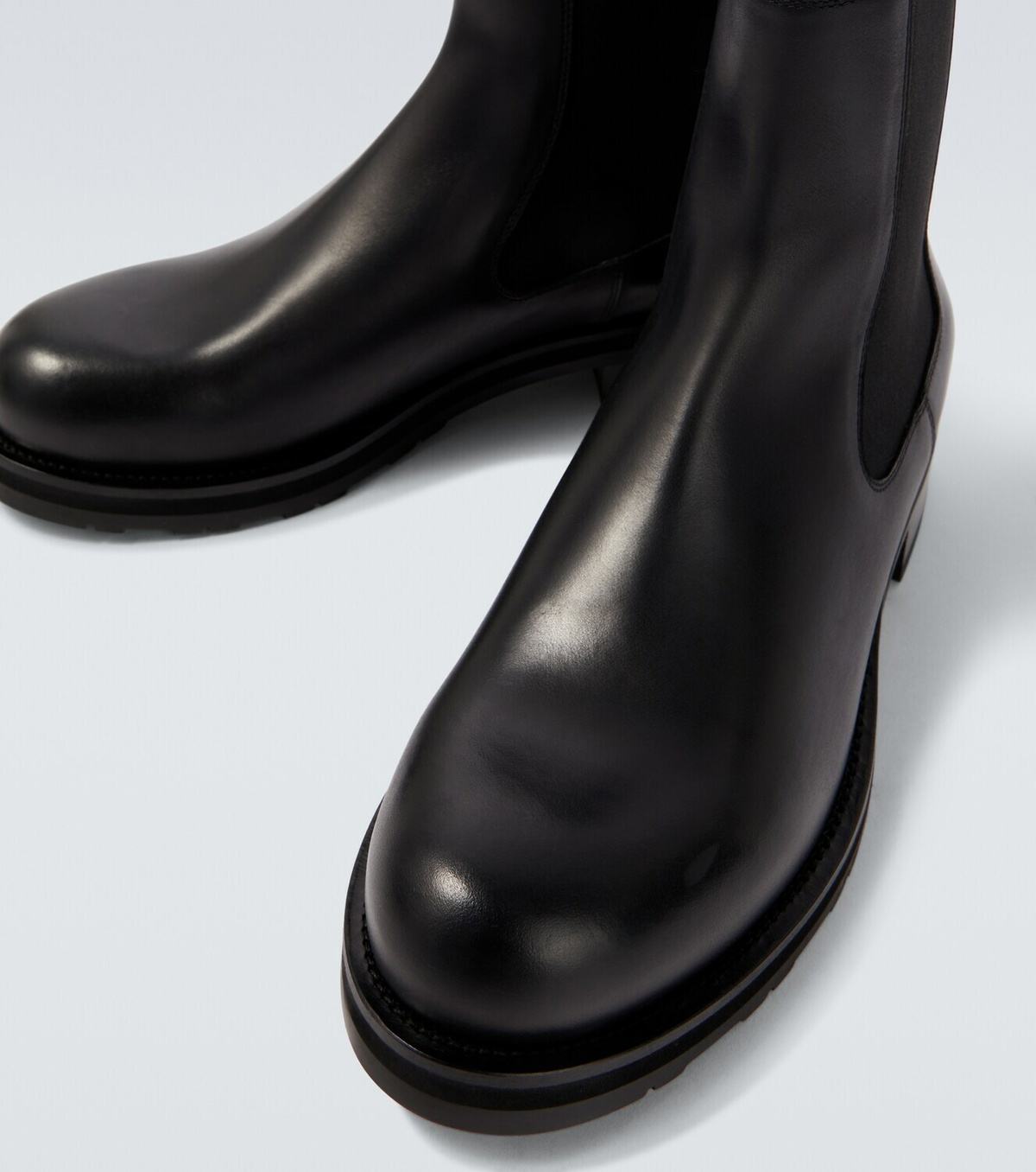 The Row Leather Chelsea boots