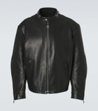 Gucci Horsebit leather jacket