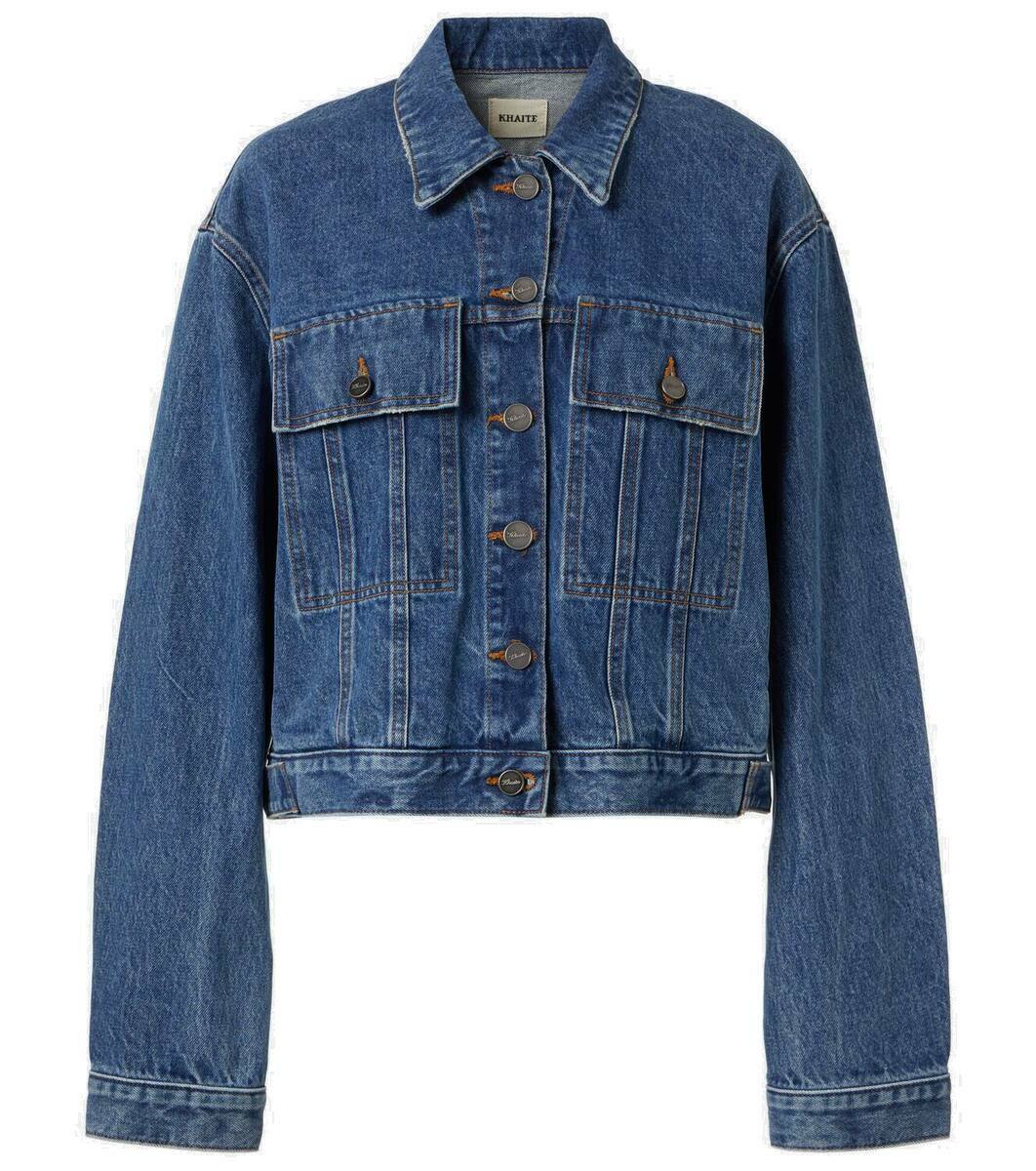 KHAITE Blue 'The Rizzo' Denim Jacket Khaite