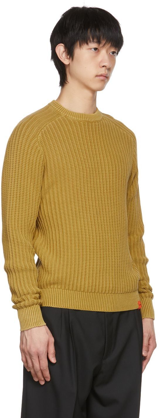 Aspesi Yellow Knit Sweater Aspesi