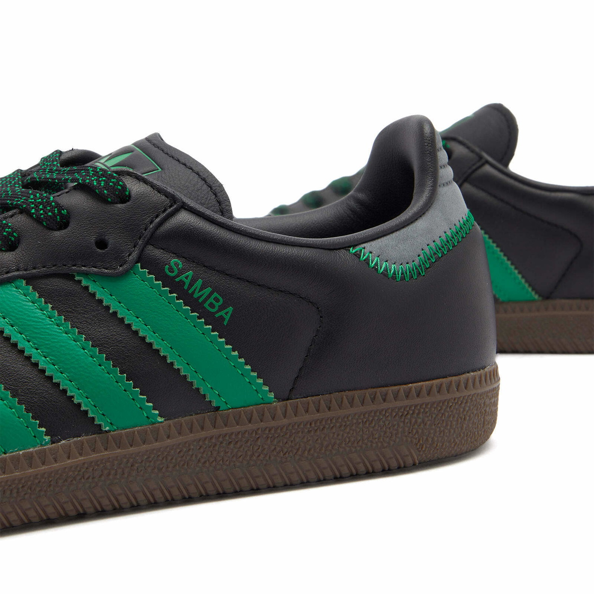 Adidas Samba Og W Sneakers in Core Black/Green/Grey Six adidas Adidas Samba Og W Sneakers in Core Black/Green/Grey Six adidas