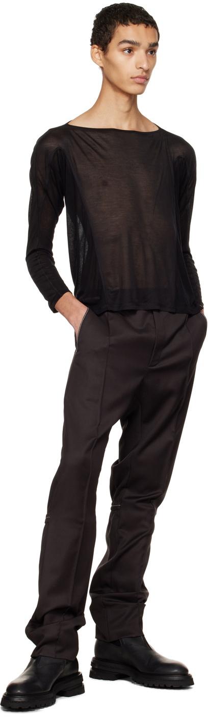 ADYAR SSENSE Exclusive Black Long Sleeve T-Shirt