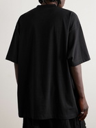 VETEMENTS - Oversized Cotton-Jersey T-Shirt - Black