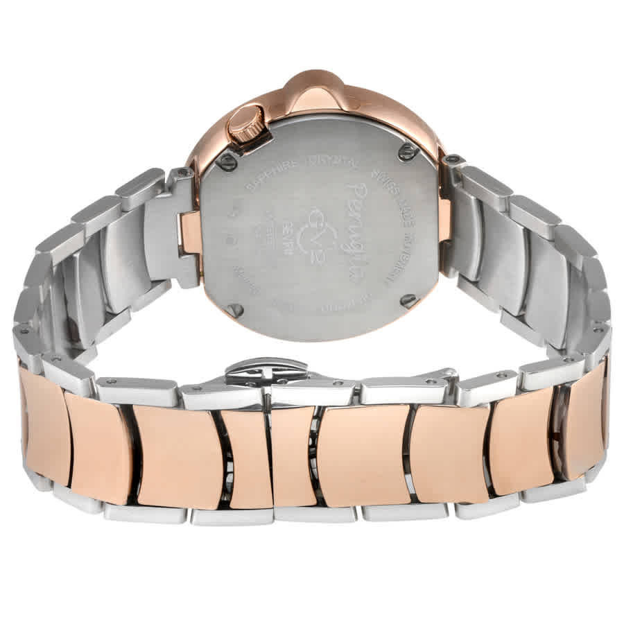 GV2 by Gevril Perugia Quartz White Dial Ladies Watch 14704B