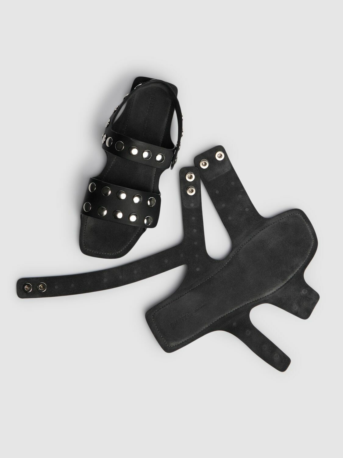 KHAITE Boden Flat Sandals with Studs