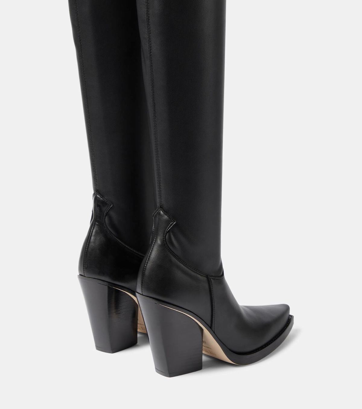 ロングブーツ PARIS TEXAS FW24 LEATHER BOOT (PX757_XLTH3VANILLA) Boots in black leather - Paris Texas – Paris Texas US