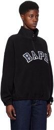 BAPE Black Zip-Up Sweatshirt