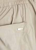 Herno Wide-leg Stretch-nylon Trousers Cream