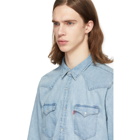 Levis Blue Denim Bartsow Western Shirt