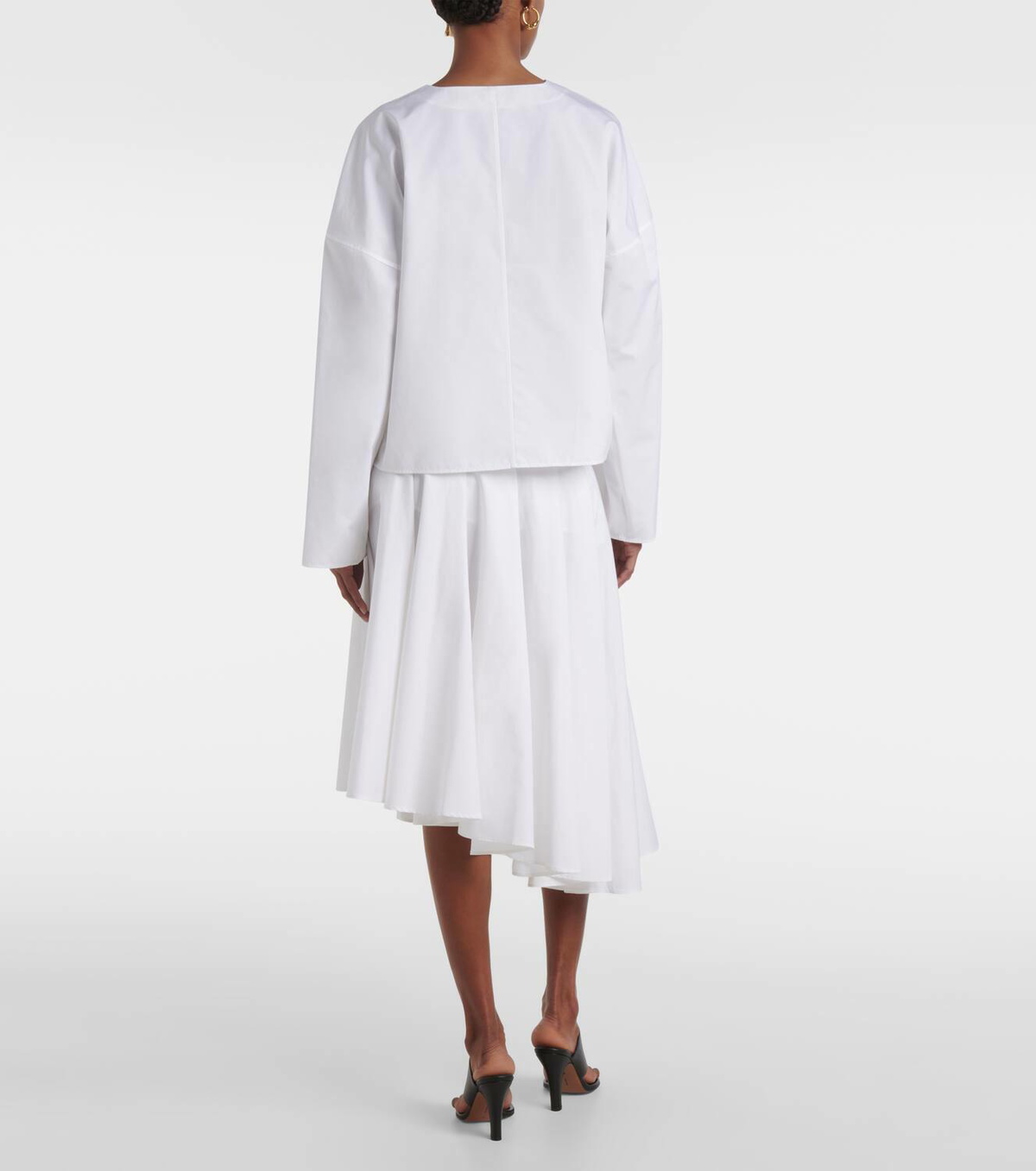 Fforme Fish oversized cotton jacket