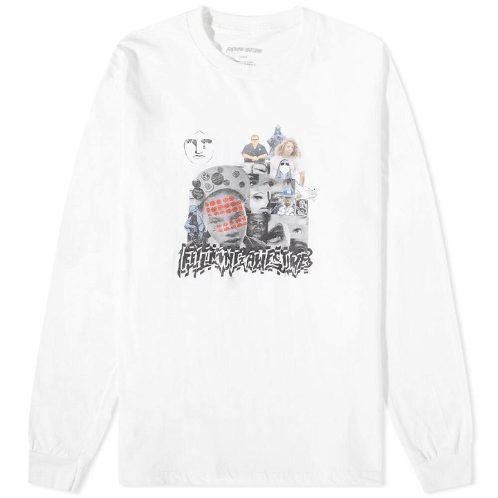 Photo: Fucking Awesome Men's Long Sleeve Society III T-Shirt in White