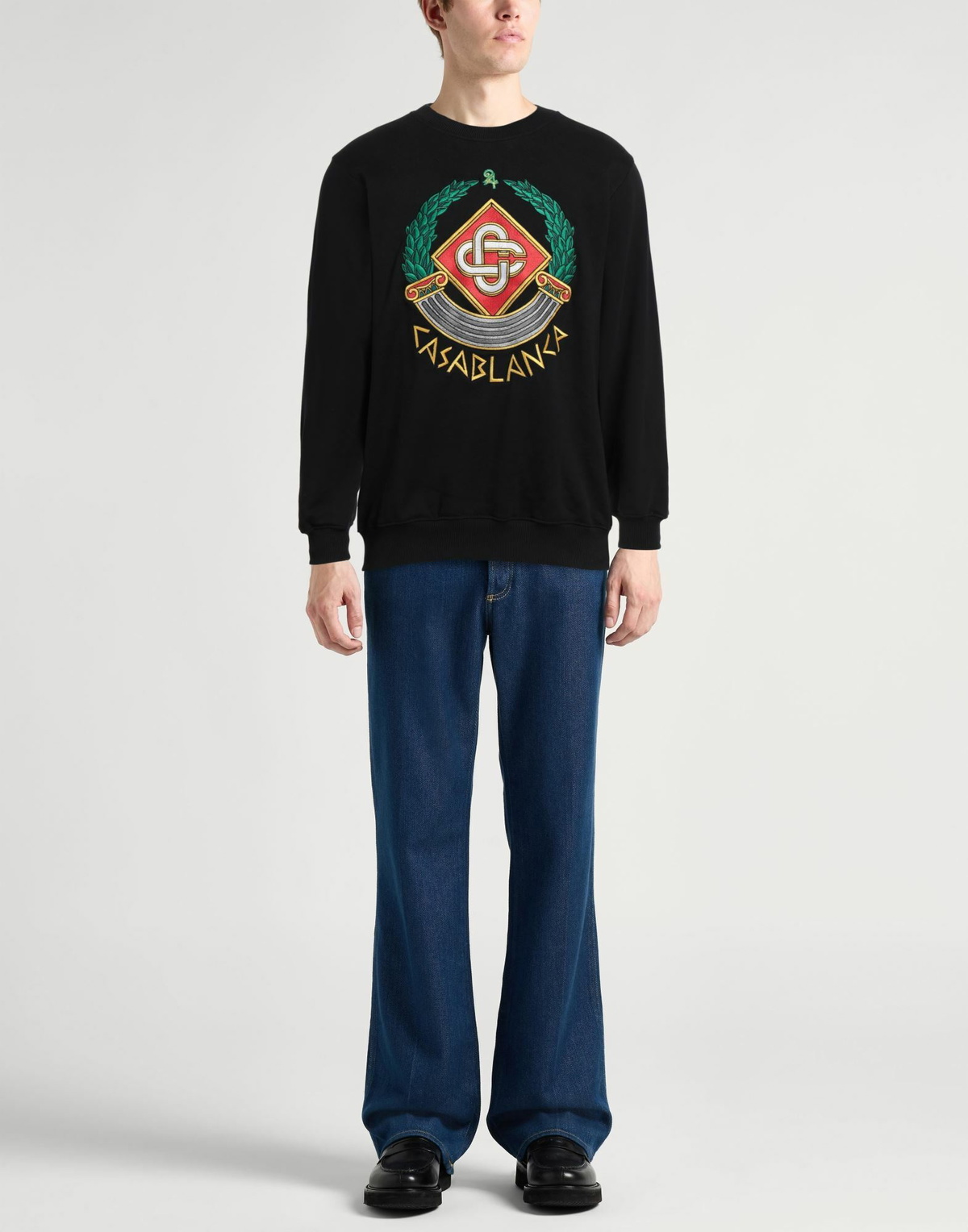 Casablanca Mens Sweatshirt in Black