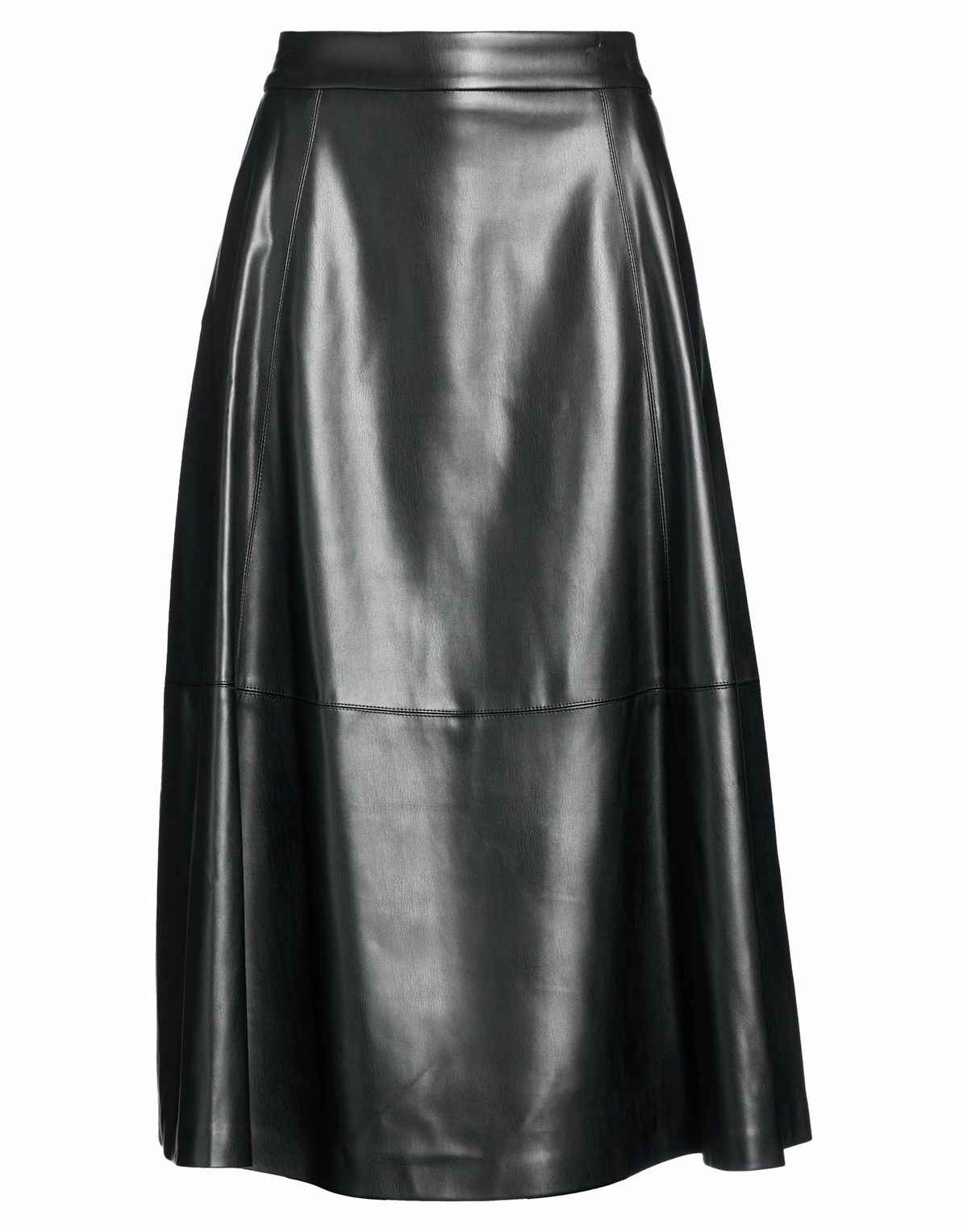Manila Grace Womens Midi skirt in Black