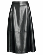 Manila Grace Womens Midi skirt in Black