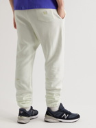 Abc. 123. - Tapered Logo-Appliquéd Cotton-Jersey Sweatpants - White