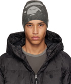 BAPE Gray Ape Head Knit Beanie