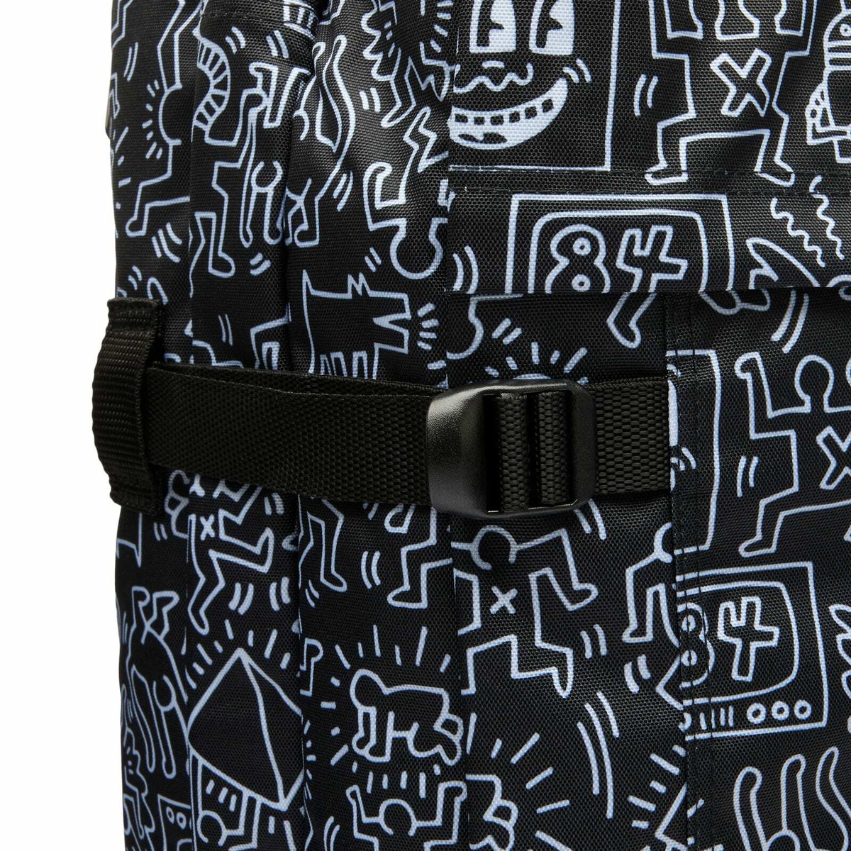 Eastpak x Keith Haring Travelpack Backpack in Black 