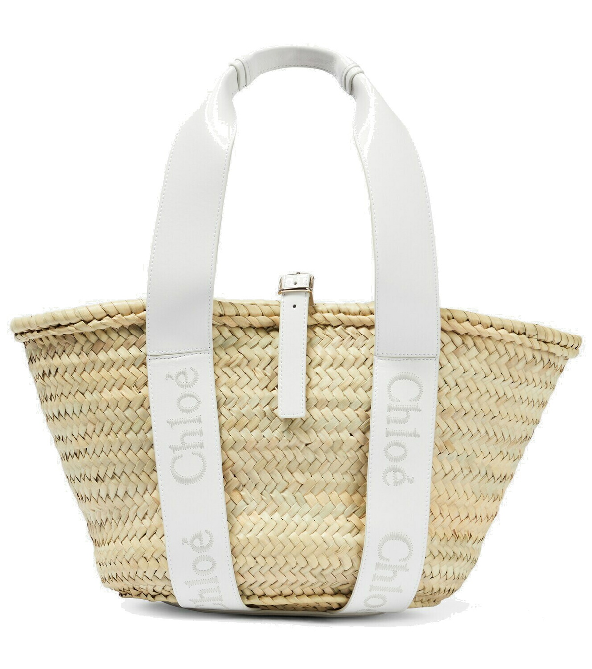 【送料無料/関税込】*Chloe* Sense Medium Tote Chloe - Sense Medium raffia tote bag Chloe