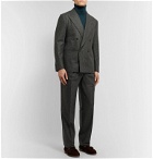 Camoshita - Vitale Barberis Canonico Dark-Grey Puppytooth Wool Suit Jacket - Gray