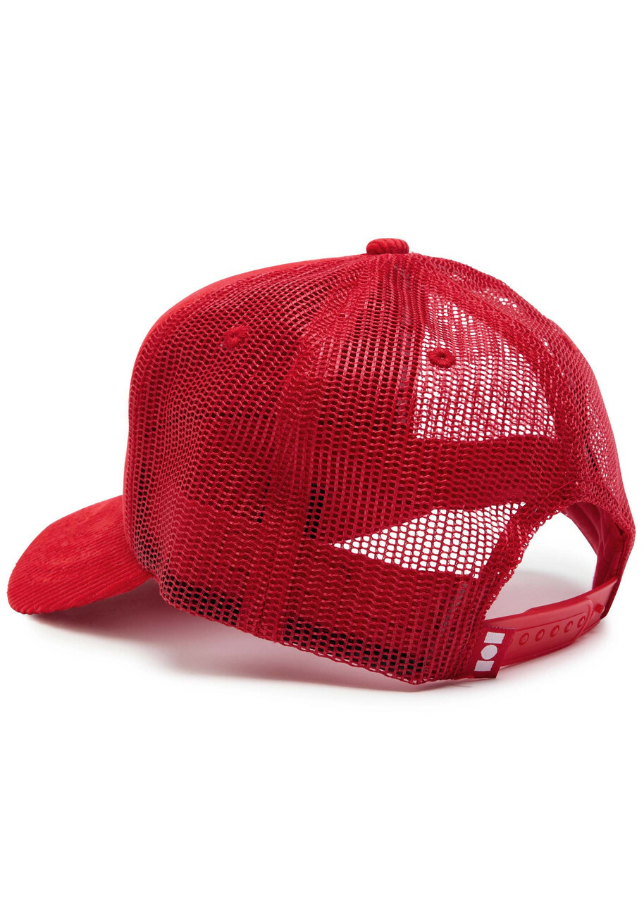 Nahmias Summerland Corduroy Trucker cap - Red - One Size Nahmias