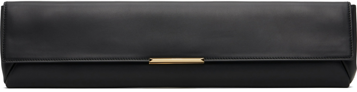 BALMAIN Black Long Clutch
